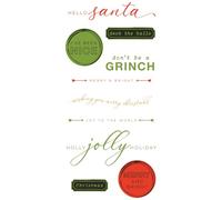 Sizzix Clear Stamps w/Framelits Die Jolly Sentiments by 49 and Market