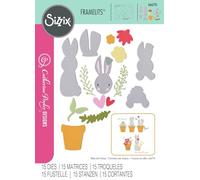 Sizzix Die Set 17PK - Bunny Bits & Blooms #2 by Catherine Pooler
