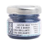 Sizzix Effectz Luster Charcoal 20ml | 666169 | Metallic Wax for Papercraft, Scrapbooking, Cardmaking & More, Grey, One Size