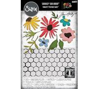 Sizzix Embossing Folder & Thinlits 11pcs Tim Holtz - Side-Order Floristry 666872