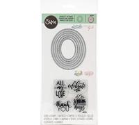 SIZZIX FRAMELIT/STMP LYRD Ovals