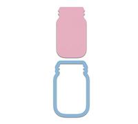 Sizzix Framelits Die 664890 Jar Set, 2 Pack