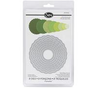 Sizzix Framelits Die Circles Scallop, Set of 8, Multi-Colour