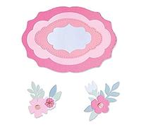 Sizzix Framelits Die Set 11PK Layered Labels by Jessica Scott, 665482, One Size