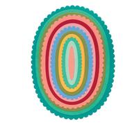 Sizzix Framelits Die Set, Fancy Ovals by Sizzix, 12 Metal Cutting Dies