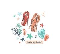 Sizzix Framelits Die Set Stamps You’re My Lobster, Multicolor, One Size