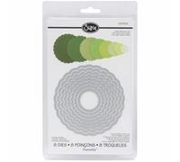 Sizzix Framelits Dies 8/Pkg-Scallop Circles