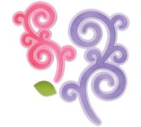 Sizzix Framelits Swirls by Stephanie Barnard without Stamp Die Set, Pack of 5