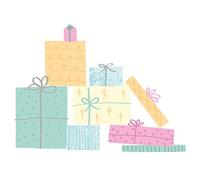 Sizzix Layered Clear Stamps 23PK Giftwrap by Olivia Rose, Paper, One Size