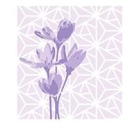 Sizzix Layered Stencils 4PK Geo Flowers by Olivia Rose, One Size