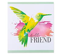 Sizzix Layered Stencils 4PK-Layered Stencils Hummingbird by Olivia Rose, 665263, Multicolor