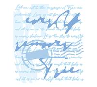 Sizzix Layered Stencils 4PK Scroll Text by Olivia Rose, One Size