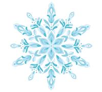 Sizzix Layered Stencils 4PK Snowflake, One Size