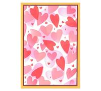 Sizzix Four-Pack A6 Layered Stencils - Mark Making Hearts, White