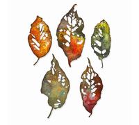 Sizzix Leaves-Metal Stencils (5pcs), Bouquets Trees, Big Shot Embossing, Paper Scrapbooking, Multicolor, One Size 665559