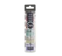 Sizzix Making Essential Biodegradable Fine Glitter Muted 12g Pot 5PK | 665683 |Chapter 2 2022, Multicolor, One Size