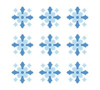 Sizzix Mini Layered Stencils, Fanciful Snowflakes by Sizzix, 2 Reusable Stencils for Print & Pattern Tool