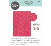 Sizzix Multi-Level Textured Impressions A5 Embossing Folder-Ornate Repeat