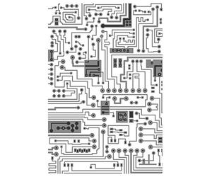 Sizzix Multi-Level Textured Impressions Embossing Folder Circuit by Tim Holtz, 665372