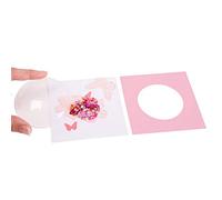 Sizzix Shaker Domes 663649, 6.4cm (2.5"), 6 Pack, Circle, 2 1/2", 6PK, One Size