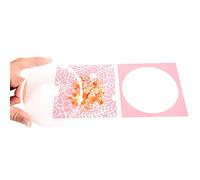 Sizzix Plastic Circle Shaker Domes 664190 Arts & Crafts Card Dome 3 1/2" 4PK