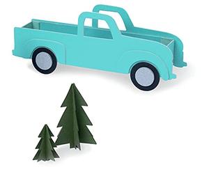 Sizzix ScoreBoards XL Die - Box Vintage Truck by Eileen Hull, 665328