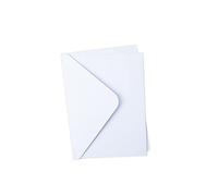 Sizzix Surfacez Card & Envelope Pack, A6, White, 10PK, 665921, Multicolor, One Size