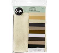 Sizzix Surfacez-Felt Sheets 663779, 10, 10 Pack, Neutral Colours, One Size