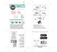Sizzix Switchlits Embossing Folder Floral Label by Kath Breen, 665736