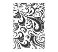 Sizzix Texture Fades Multi Level Embossing Folder 665226 Swirls by Tim Holtz One Size, Multicolour