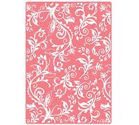 Sizzix Textured Impressions Plus Embossing Folder-Botanical Swirls by R. Bright