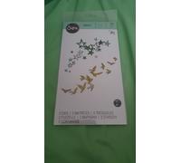 Sizzix Thinlits 2 Piece Set - Birds and Stars 662673 By Pete Hughes