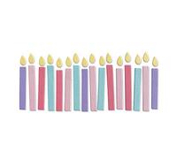 Sizzix Thinlits Die 665071 Birthday Candles by Kath Breen, One Size, Multicolour