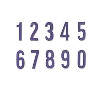 Sizzix Thinlits Die 665073 Bold Numbers by Alison Williams 10 Pack
