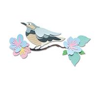 Sizzix Thinlits Die 665093 Spring Bird by Jenna Rushforth, 14 Pack, Multicolour, One Size