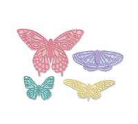 Sizzix Thinlits Die 665097 Flutter on by by Jessica Scott, 9 Pack, Multicolour, One Size