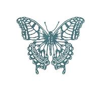 Sizzix Thinlits Die 665201 Perspective Butterfly by Tim Holtz. Compatible with Sizzix Big Shot Machine.