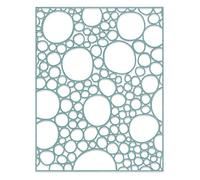 Sizzix Thinlits Die 665211 Bubbling by Tim Holtz One Size, Multicolour