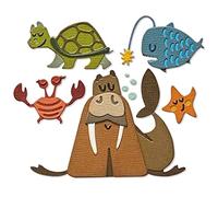 Sizzix 3-D Impressions Embossing Folder 664507 Art Deco by Kath Breen, One Size, Multicolour