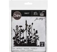 Sizzix Thinlits Die By Tim Holtz-Flower Field 665369