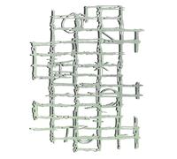 Sizzix Thinlits Die, Gridiron by Seth Apter, 1 Cutting Die, Silver