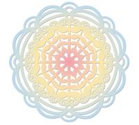 Sizzix Thinlits Die Heart Mandala by Eileen Hull, 665587, Multicolour, One Size