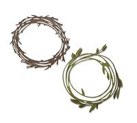 Sizzix Thinlits Die Set 10 Pack 664434, Funky Wreaths by Tim Holtz, Paper, Multicolour, One Size