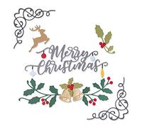 Sizzix Thinlits Die Set 10PK - Festive Elements, 664706