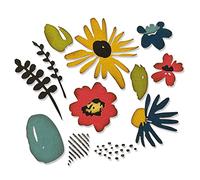 Sizzix Thinlits Die Set 11PK Modern Floristry by Tim Holtz | 665853 |Chapter 2 2022, Multicolor, One Size