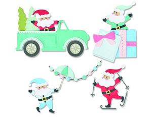 Sizzix Thinlits Die Set 11PK Santa Activities by Olivia Rose | 665958 | Chapter 3 2022, Multicolor, One Size