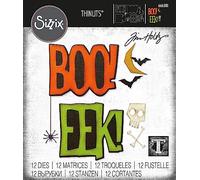 Sizzix Thinlits Die Set 12PK Big Frights by Tim Holtz
