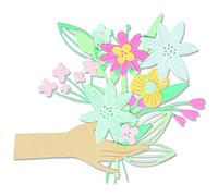 Sizzix Thinlits 12 Die Set - Pass the Bouquet 665885 By Olivia Rose