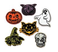 Sizzix Thinlits Die Set 12PK Retro Halloween by Tim Holtz | 666000 | Chapter 3 2022, Multicolor, One Size