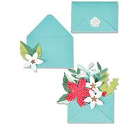 Sizzix Thinlits Die Set 13PK Festive Envelope by Lisa Jones | 665946 | Chapter 3 2022, Multicolor, One Size
